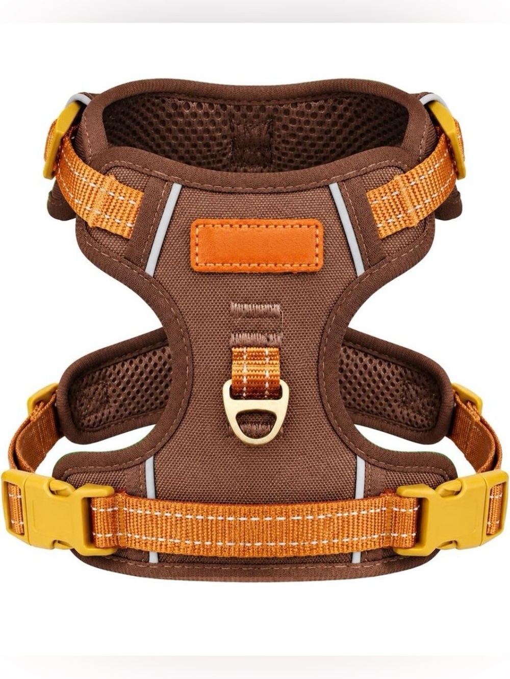 New No-Pull Reflective Dog Harness with Handle Soft Padded Vest for Large Dogs